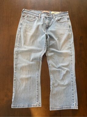 Levi’s 515 Light Wash Capri Jeans Size 10